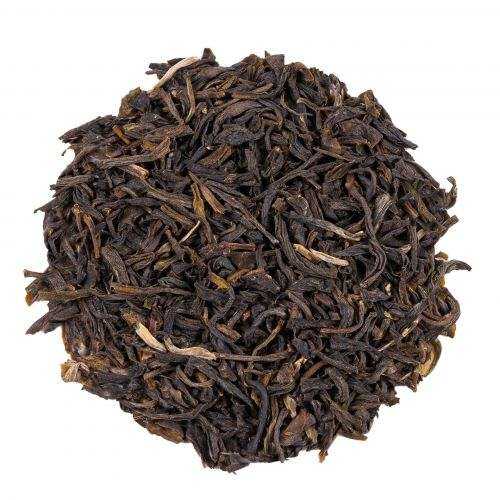 Vietnam Mao Feng white tea leaves, delicate infusion.