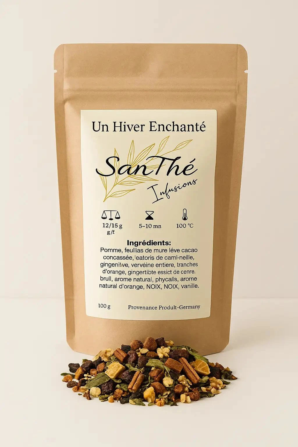 Infusion de Noël :Un hiver enchanté: infusion à l’orange et cannelle