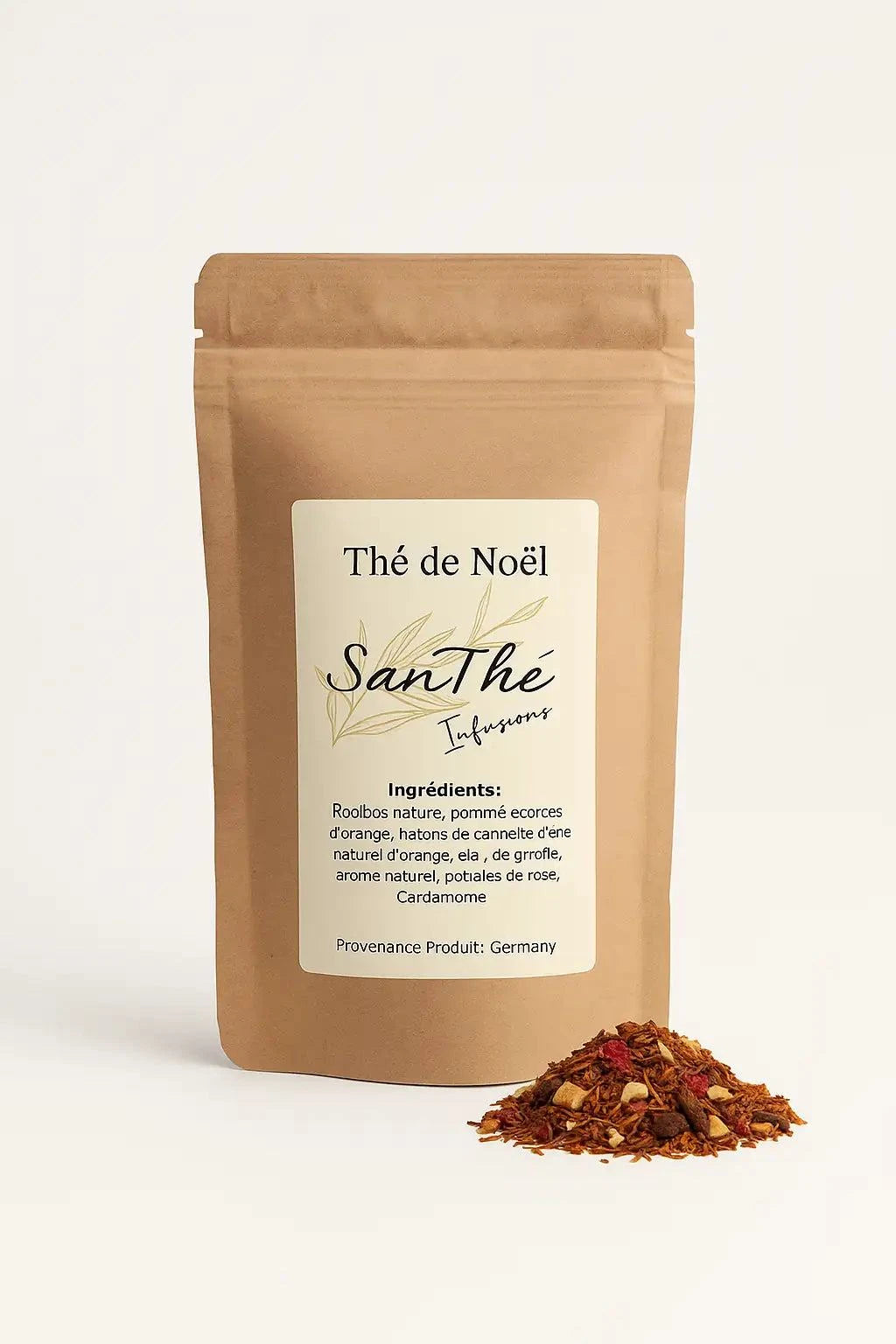 Thé de Noël – Rooibos aux épices et agrumes