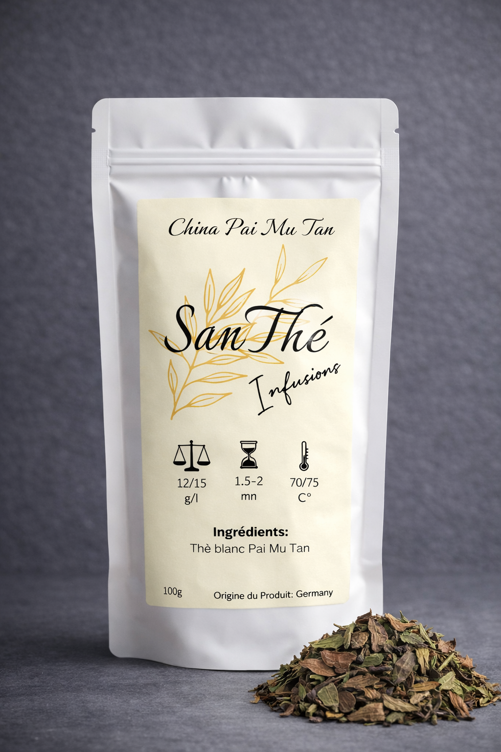 Thé Blanc-China Pai Mu Tan