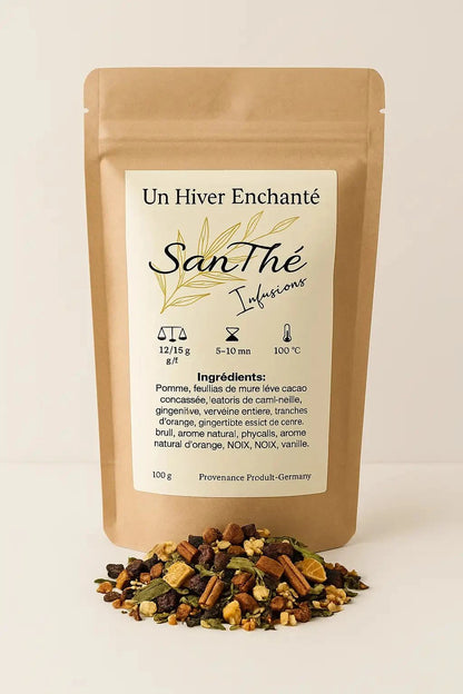 Infusion de Noël :Un hiver enchanté: infusion à l’orange et cannelle