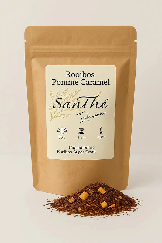 Rooibos Pomme Caramel – Infusion gourmande et fruitée