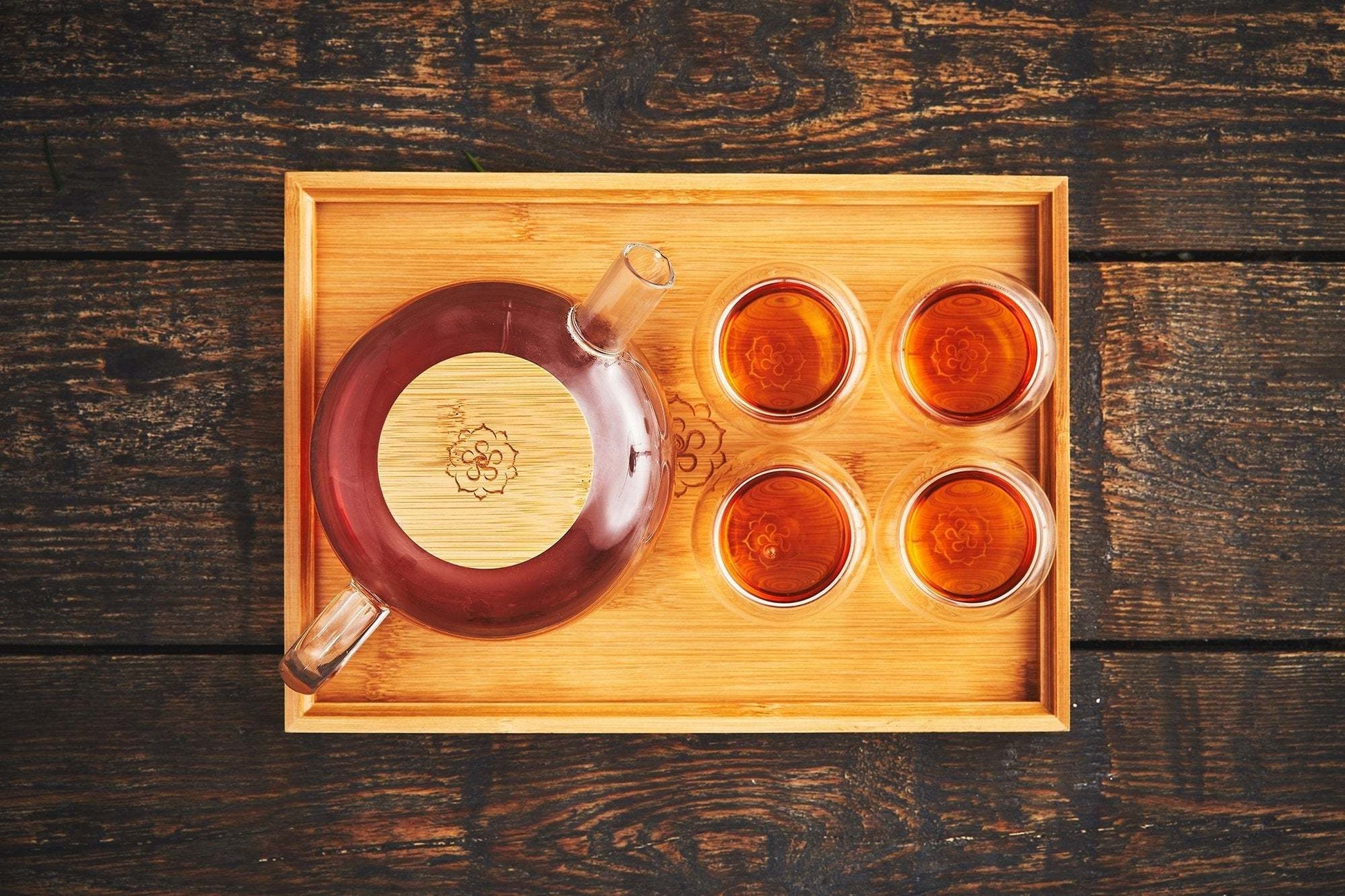 Service à thé en verre - Élégance et plaisir des sens