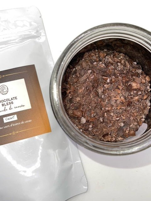 Cacao T 100% infusion à base  d'écorce de cacao 50g - SanThé